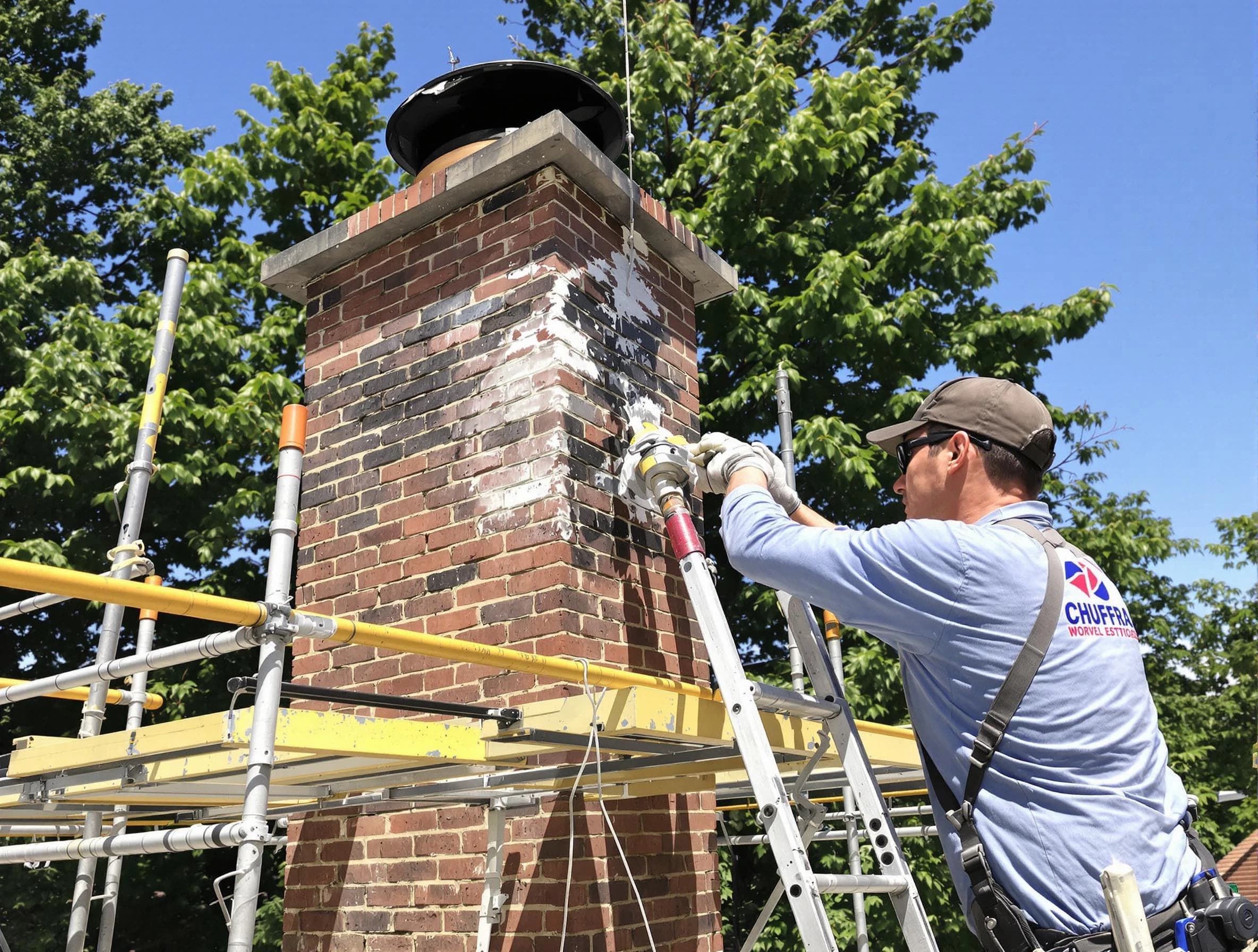 Structural chimney repair by Edison Chimney Sweep in Edison, NJ