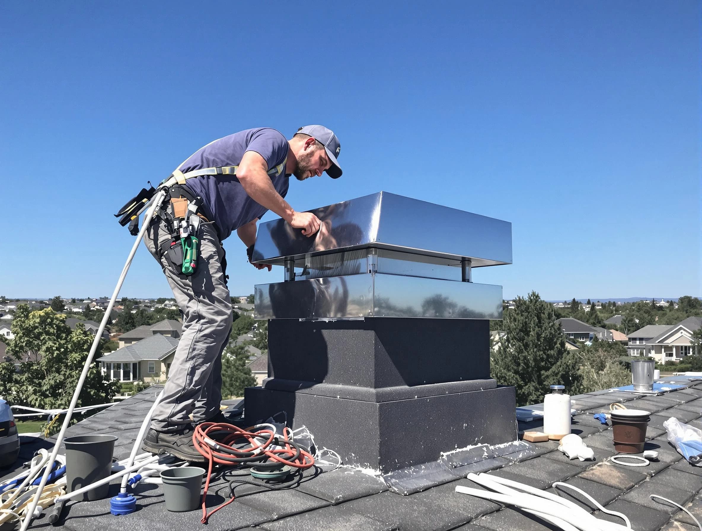 Chimney Cap Services in Edison