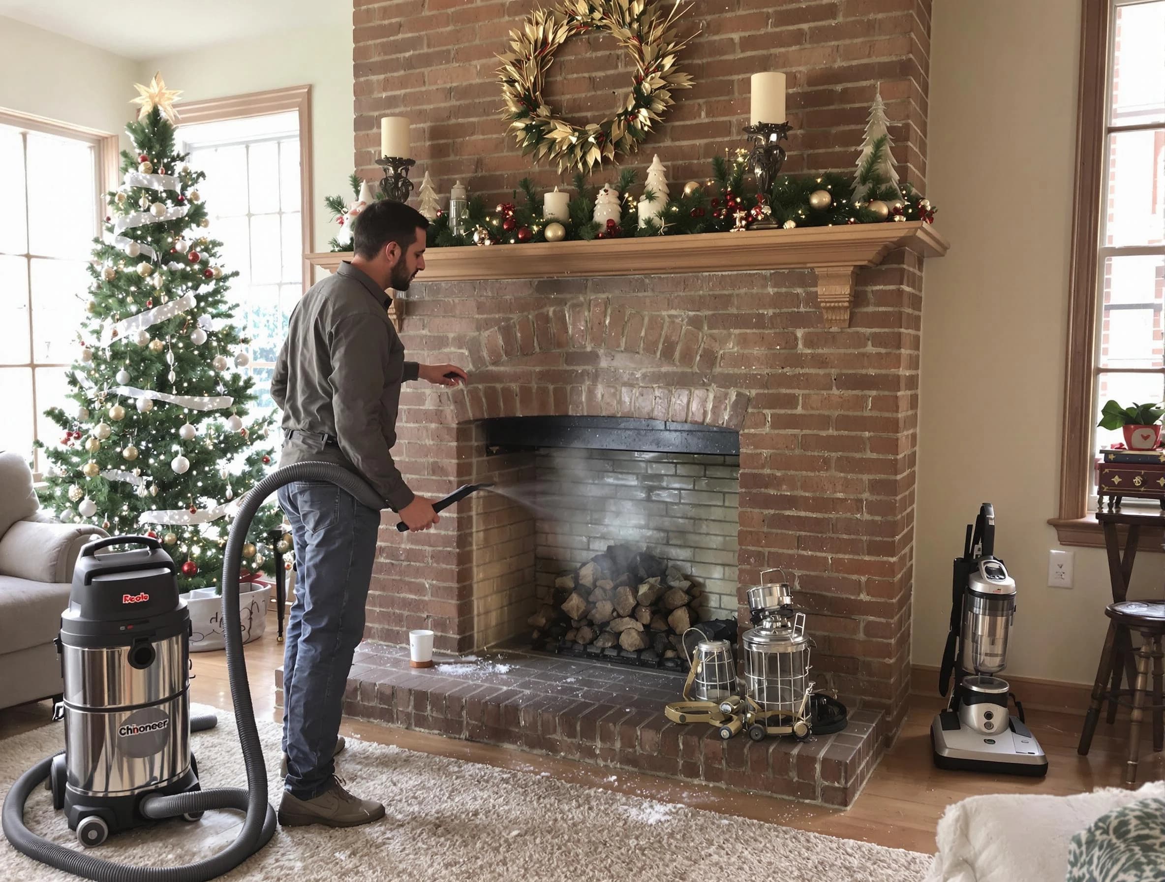 Fireplace Cleaning in Edison